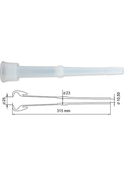 Tekno Trust Süt Sağım Ürünleri Süt Sağım Makinesi Meme Lastiği 2-S Silikon Lastik 2 Adet