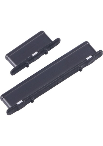 Samsung Galaxy A04 A045 Uyumlu On-Off Yan Ses Tuş Plastiği Power Volume Button - Siyah
