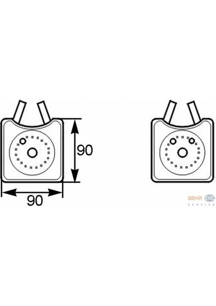 Yağ Soğutucusu Golf4-Bora-A3-Toledo 1.6-1.8 1997-2004 Akl-Bfq-Agu-Agn-Bgu-Bse
