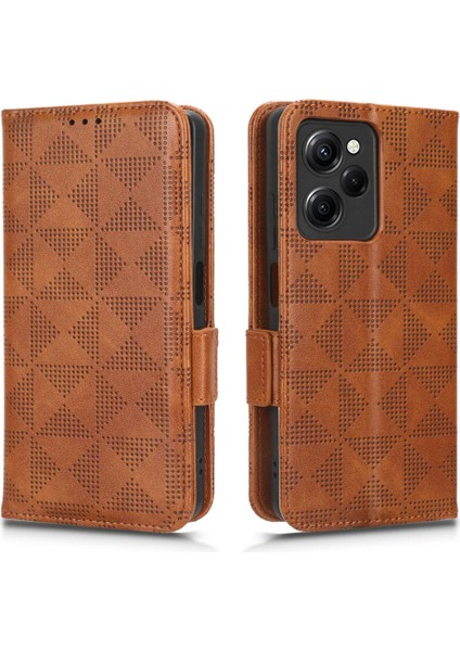 Xiaomi Poco X5 Pro 5g Için Kılıf Cüzdan Pu Deri 3 Kart Tutucu Kapak Çevirin (Yurt Dışından)