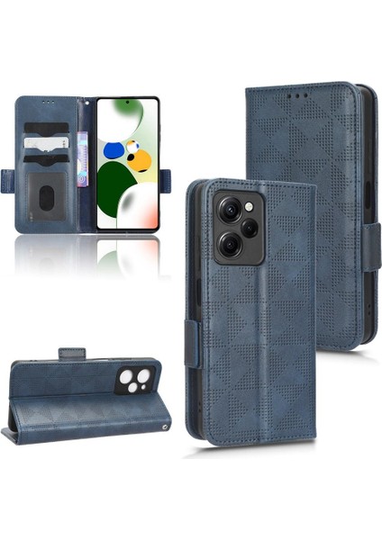 Xiaomi Poco X5 Pro 5g Için Kılıf Cüzdan Pu Deri 3 Kart Tutucu Kapak Çevirin (Yurt Dışından)