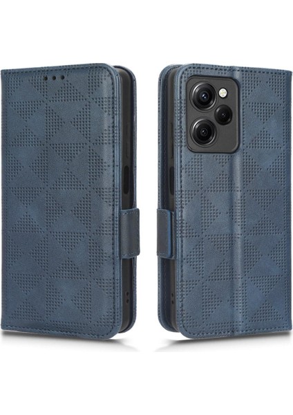 Xiaomi Poco X5 Pro 5g Için Kılıf Cüzdan Pu Deri 3 Kart Tutucu Kapak Çevirin (Yurt Dışından)