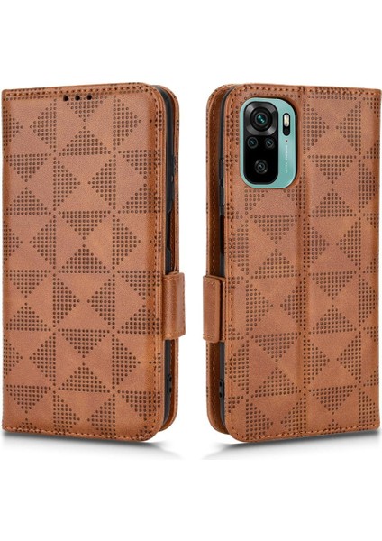 Xiaomi Redmi Not 10S 3 Kart Tutucu Görüntüleme Standı Kapak Kapak Pu (Yurt Dışından)
