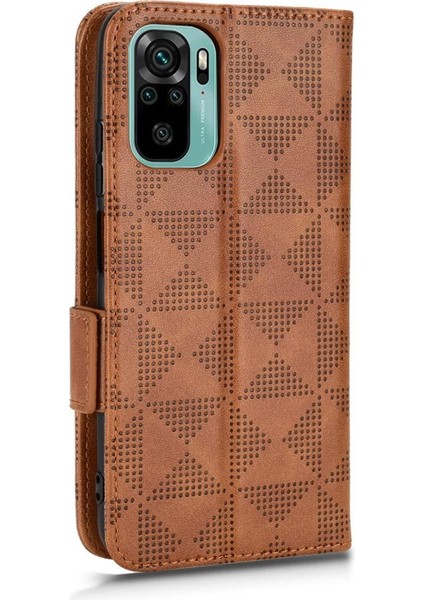 Xiaomi Redmi Not 10S 3 Kart Tutucu Görüntüleme Standı Kapak Kapak Pu (Yurt Dışından)