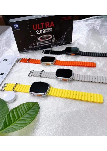 49 mm Watch 8 Ultra (T10 Ultra ) Bronz Siyah 200-300 Mah 2 Yıl Gri