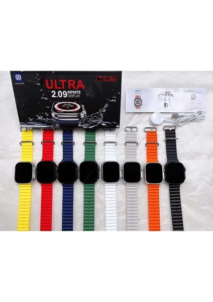 49 mm Watch 8 Ultra (T10 Ultra ) Bronz Siyah 200-300 Mah 2 Yıl Gri