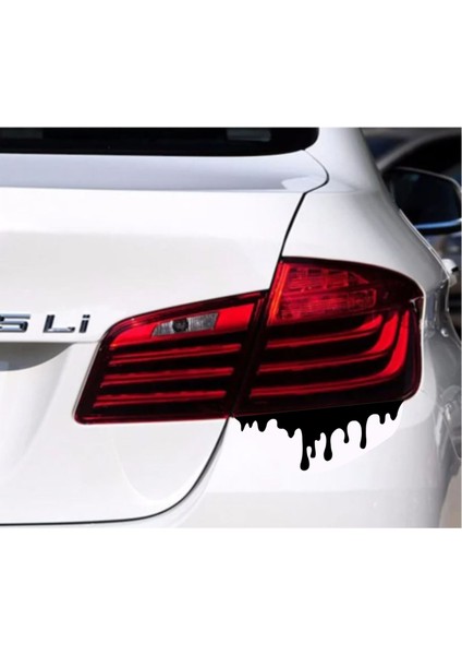 2 Adet Kan Damlası Far Sticker, Araba Sticker, Oto Sticker S43