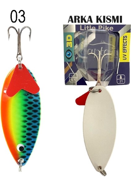 Turna Kaşığı 21GR 6.5cm Little Pike Uv fiyatları