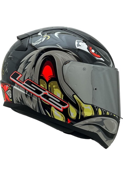 Rapıd 2 Spox Gri-Kırmızı Kask Gri Cam modelleri