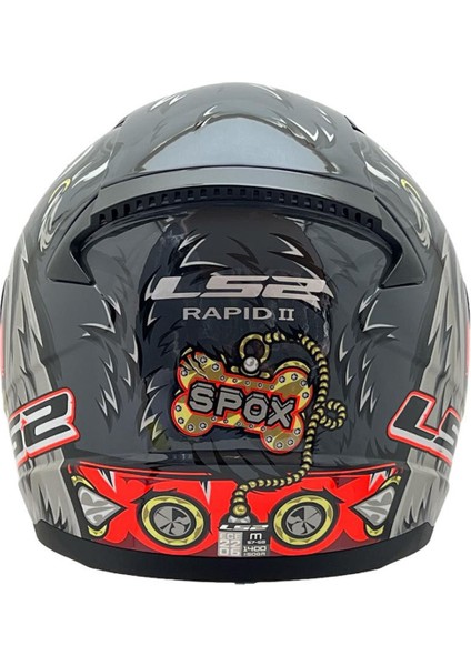 Rapıd 2 Spox Gri-Kırmızı Kask Gri Cam fırsatları