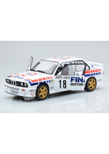 1:18 Solido 1989 Bmw M3 (E30) #18 Rally Monte Carlo