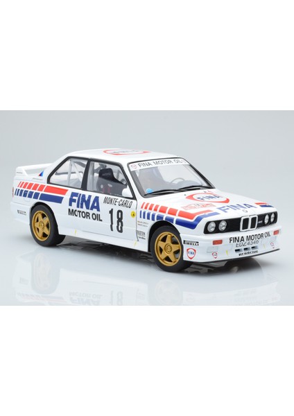 1:18 Solido 1989 Bmw M3 (E30) #18 Rally Monte Carlo