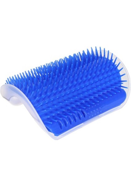Self Groomer Kedi Otlu Kedi Duvara ve Masaya Monte Kedi Fırçası Mavi