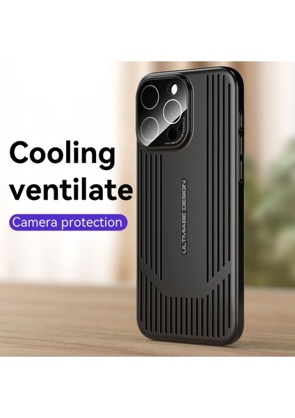 IPhone 14 Pro Max Için Elektro Kaplama Kılıf Sert Pc Lens Filmi-Titanyum Gri ile Tüm Koruyucu Telefon Kapağı (Yurt Dışından)