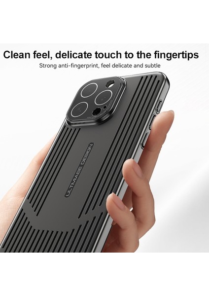 IPhone 14 Pro Max Için Elektro Kaplama Kılıf Sert Pc Lens Filmi-Titanyum Gri ile Tüm Koruyucu Telefon Kapağı (Yurt Dışından)