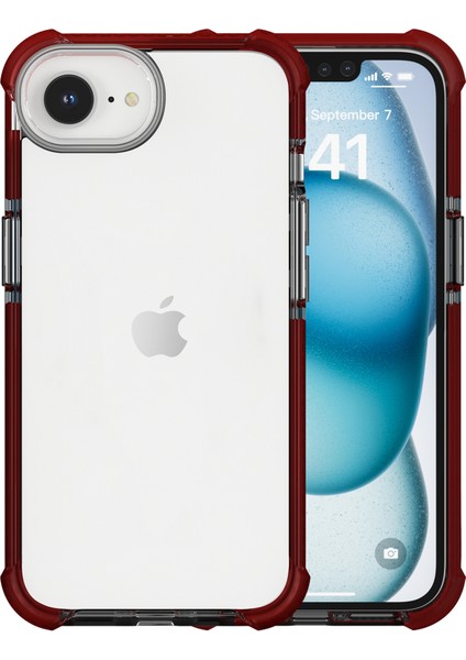 iPhone SE(2024) Için Kılıf 3'ü 1 Arada Düşmeye Tpu+Tpe+Akrilik Telefon Kılıfı-Kahverengi+Şeffaf (Yurt Dışından) fiyatları