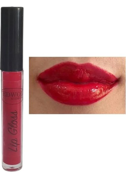 Make Up Likit Işıldayan Parlak Kırmızı Ruj