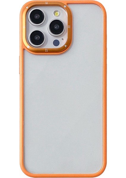 iPhone 15 Pro Max Kılıf Şok Emici Pc+Tpu Telefon Koruyucu Kapak-Gri (Yurt Dışından)