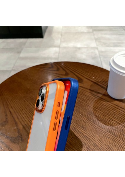 iPhone 15 Pro Max Kılıf Şok Emici Pc+Tpu Telefon Koruyucu Kapak-Gri (Yurt Dışından)