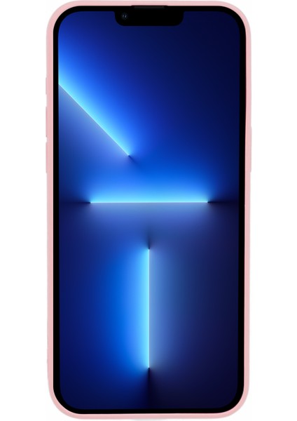 iPhone 13 Pro Için 6.1 Inç Koruyucu Kılıf Izgaralı Ceket Dokusu Düşmeyi Önleyici Kabuk-Pembe (Yurt Dışından)