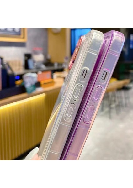 iPhone 14 Için Kılıf Darbeye Dayanıklı Hava Yastığı Şeffaf Tpu+Pc Telefon Kapağı-Mor (Yurt Dışından) fırsatları