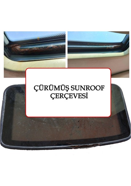 1998-2006 Freelander 1 Sunroof Camı Yenileme Kiti ( Fitilli Set )