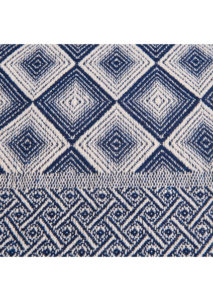 Soft Patchwork Çift Kişilik Yatak Örtüsü - Lacivert - 200X230 cm