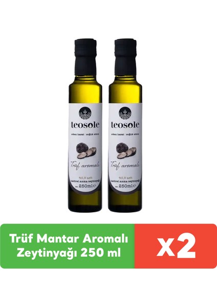 Trüf Mantar Aromalı Zeytinyağı 250 ml x 2 Adet