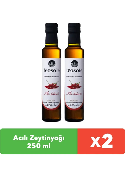 Acılı Zeytinyağı 250 ml x 2 Adet