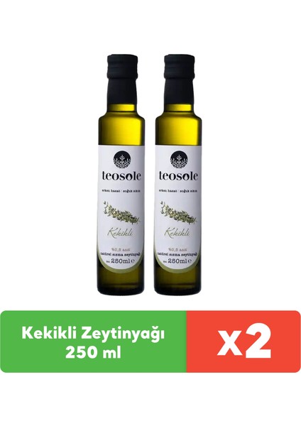 Kekikli Zeytinyağı 250 ml x 2 Adet