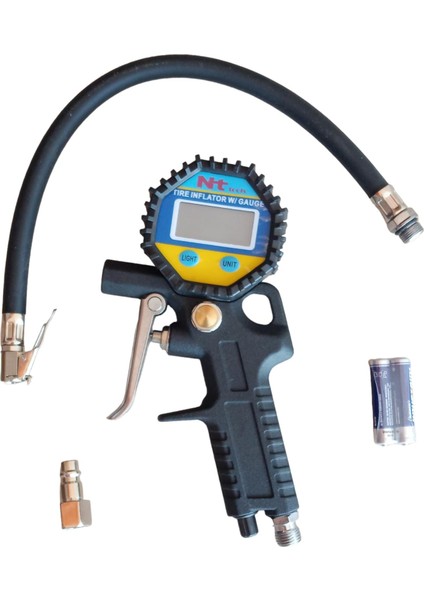NTT8602 Dijital Göstergeli Lastik Şişirme 0....150 PSİ/ 0....10 Bar