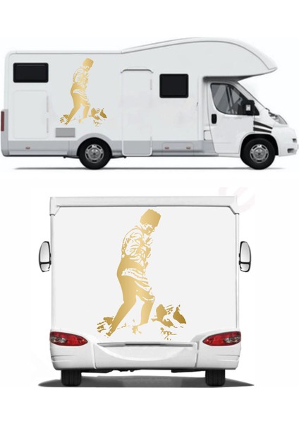 Mustafa Kemal Atatürk Kocatepe Siluet Araba Oto Motosiklet Karavan Sticker 00617