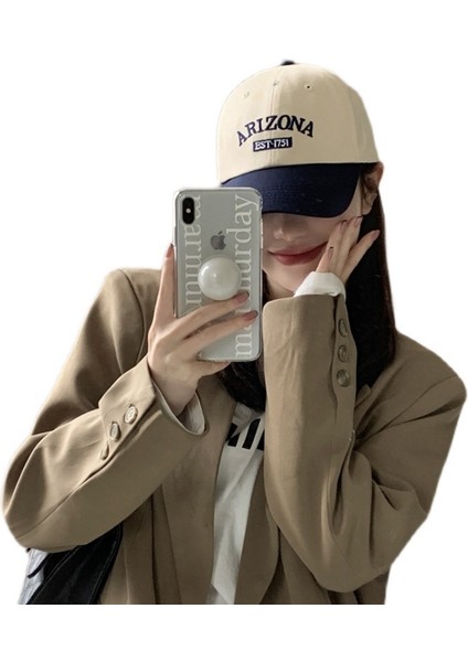 Mektup Nakış Beyzbol Şapkası Yaz Tüm Maç Gündelik Renk Eşleştirme Kap (Yurt Dışından) fiyatları