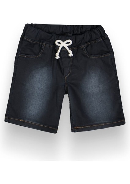 Kot Pantolonlu Kısa Kollu Kapşonlu Erkek Çocuk 2'li Takım - 3-6 Yaş - 2093 indirimleri