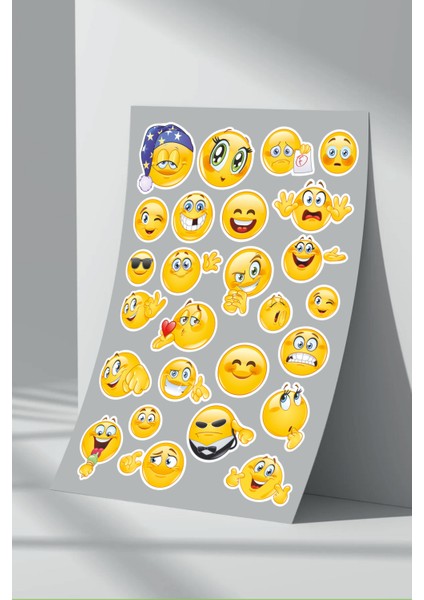 Smiley Emoji Sticker Seti