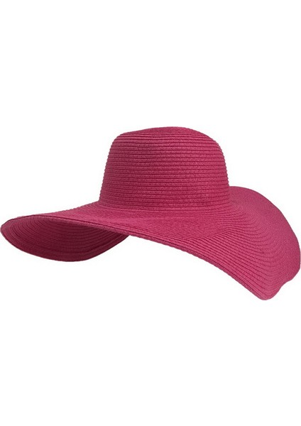 Büyük Kenarlı Hasır Şapka Plaj Şapkası Büyük Kenarlı Şapka Güneş Şapkası Bayan Güneş Şapkası (Yurt Dışından)
