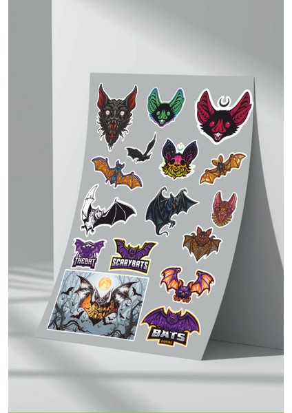 Yarasa Bat Sticker Seti (5)