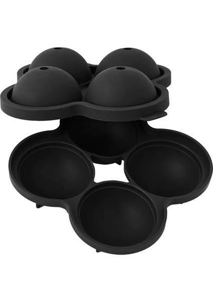 Shot Küre Top Luxury Buz Kalıbı 4 lü Siyah 16 x 15 x 7 cm modelleri