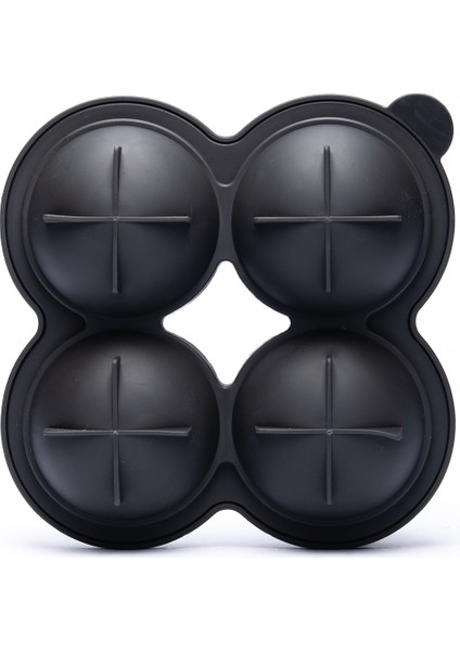 Shot Küre Top Luxury Buz Kalıbı 4 lü Siyah 16 x 15 x 7 cm fırsatları