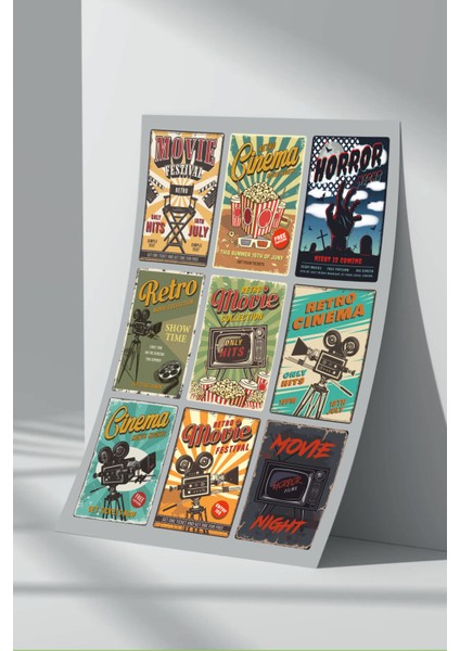 Cinema Movie Sticker Seti