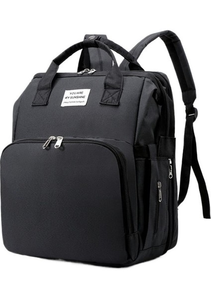 Taşınabilir Katlanır Beşik Anne Çantası, Geziler Için Hafif Çok Fonksiyonlu Rahat Sırt Çantası Anne ve Bebek Çantası (Yurt Dışından)