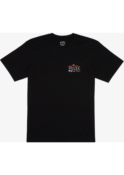 Panorama Erkek Siyah Günlük T-Shirt.blk