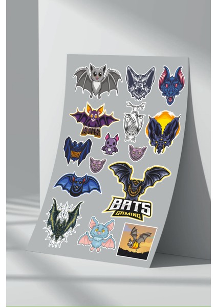Yarasa Bat Sticker Seti (3)
