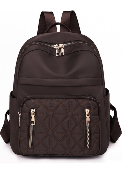 Elmas Işlemeli Iplik Sırt Çantası Kadın Trendy Çok Yönlü Büyük Kapasiteli Seyahat Sırt Çantası (Yurt Dışından)