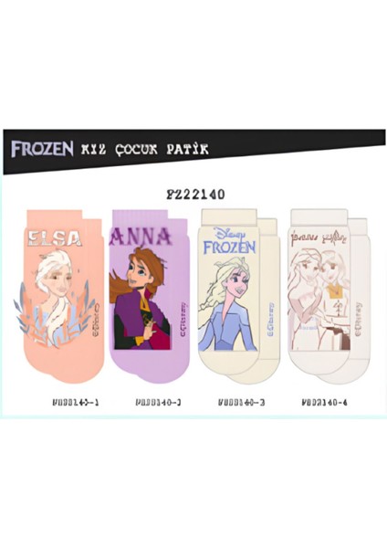 Kız Çocuk Frozen Patik Çorap 22140