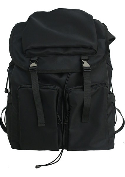 Kore Ins Iş Giysisi Koyu Tarzı Sırt Çantası Kadın Japon Harajuku Seyahat Sırt Çantası Erkek Retro Hong Kong Tarzı Öğrenci Okul Çantası (Yurt Dışından)