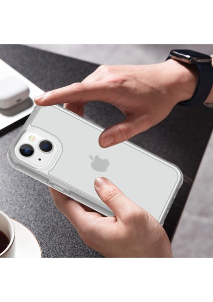 iPhone 14 Plus Kılıf Için Tpu+Pc Cilt Dostu Dokunmatik Mat Telefon Kapağı-Şeffaf (Yurt Dışından) indirimleri