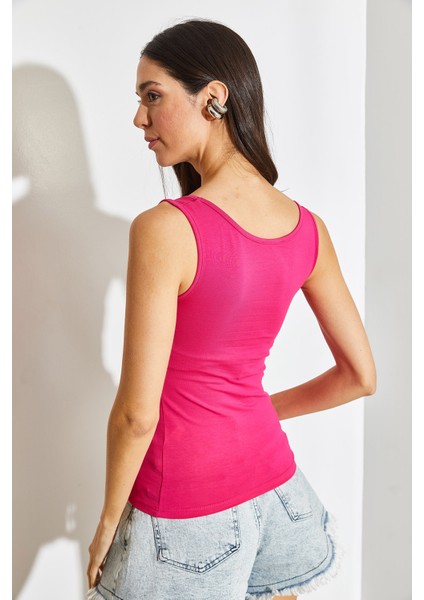 Kadın Kare Yaka Kalın Askılı Atlet fiyatları