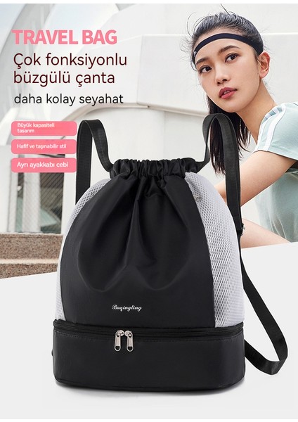 Yeni Stil Kuru ve Islak Ayırma Kayışları Ayakkabı Pozisyonu Spor Omuzlar Açık Hafif Sırt Çantası (Yurt Dışından) fiyatları