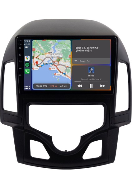 Hyundai I30 (2008-2011) Android 14 Multimedya Carplay 10 Inch 8 GB Ram / 128 GB Hafıza CRV-4282XAA